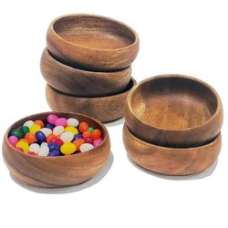 Acacia Round Bowl 12 Cm (Sak-12Y) - 2