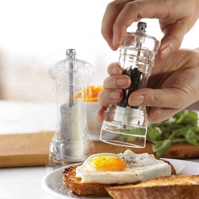 Acrylic Pepper Grinder Ss Mechanism 14 Cm (Dsb-135)