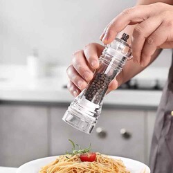 Acrylic Salt/Pepper Grinder Ceramic Mechanism 13,5 Cm (Dsa-135) - Thumbnail