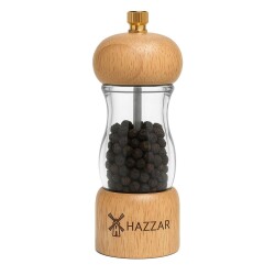 Akrilik Ahşap Biber Değirmeni Çelik 16 cm (DCAA-160) - HAZZAR
