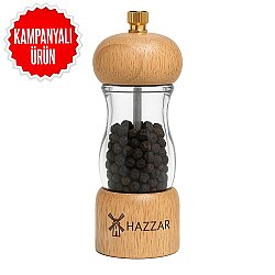 Akrilik Ahşap Biber Değirmeni Çelik 16 cm (DCAA-160) - HAZZAR