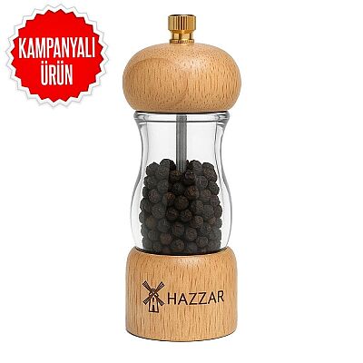 Akrilik Ahşap Biber Değirmeni Çelik 16 cm (DCAA-160) - 1