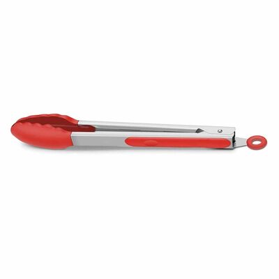 Barbecue Tong With Silicone 25 Cm - Red (Bmk-25) - 1