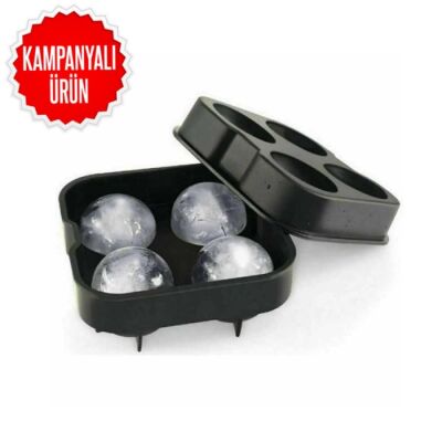 Buz Kalıbı - Silikon - Top 4'lü 45 mm (TBK-45) - 1