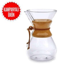 EPİNOX COFFEE TOOLS MARKA - Cam Kahve Demleme 600 Ml (CK-600A)