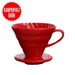 EPİNOX COFFEE TOOLS MARKA - Ceramic Dripper-Red (Fsk-2)