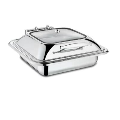 Chafing Dish Hydraulic Lid induction 6 L 2/3 (Cdh-6G) - 1