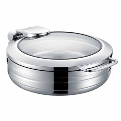 Chafing Dish Lux 2/3 Yuvarlak 6L (CYL-6Y) - 2