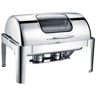 Chafing Dish Roll Top Camlı 9 L (CDR-9C) - 2