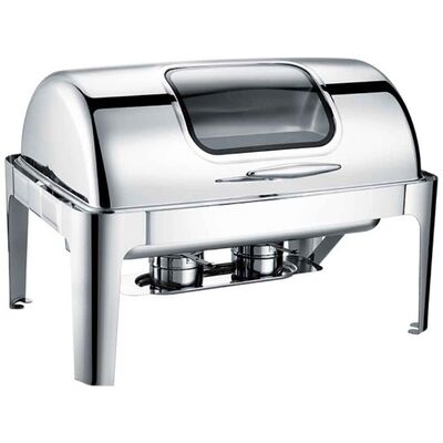 Chafing Dish Roll Top Camlı 9 L (CDR-9C)