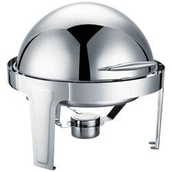 Chafing Dish Round Roll Top 6 L (Cdc-6) - Thumbnail