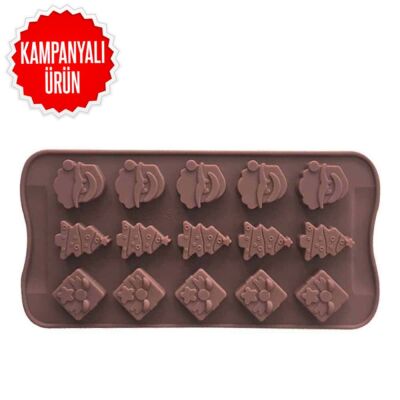 Çikolata Kalıbı - Silikon - Çam (CMA-20) - 1