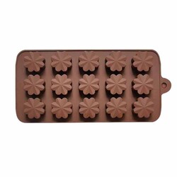 EPİNOX PASTRY MARKA - Silicone Chocolate Mold - 8 Flower Leafs (SCK-65)