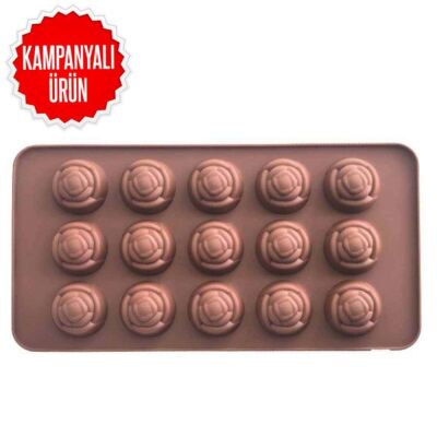Çikolata Kalıbı - Silikon - Çiçek (CIK-11) - 1