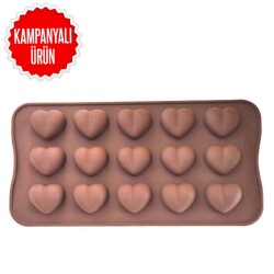 Çikolata Kalıbı - Silikon - Kalp (KLP-21) - 1