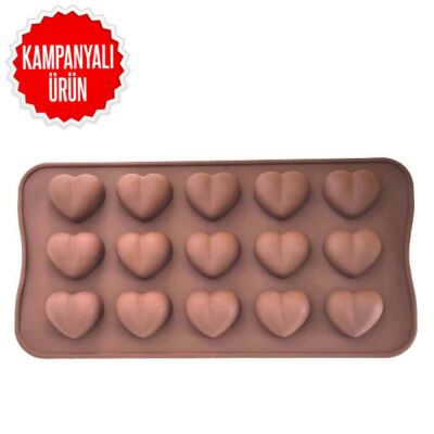 Çikolata Kalıbı - Silikon - Kalp (KLP-21) - 1