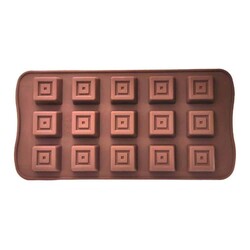 EPİNOX PASTRY - Çikolata Kalıbı - Silikon - Kare (KRS-20)
