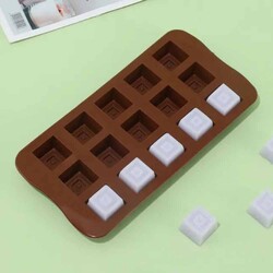 Çikolata Kalıbı - Silikon - Kare (KRS-20) - Thumbnail