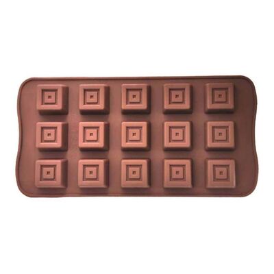 Çikolata Kalıbı - Silikon - Kare (KRS-20)