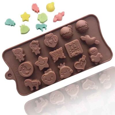 Çikolata Kalıbı - Silikon - Karışık Cisimler (SCK-54)