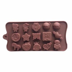 EPİNOX PASTRY MARKA - Çikolata Kalıbı - Silikon - Karışık Cisimler (SCK-54)