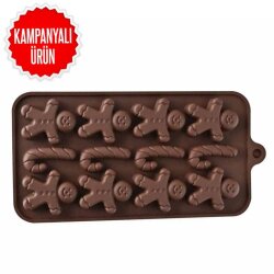 Çikolata Kalıbı - Silikon - Kurabiye Adam (SCK-76) - EPINOX PASTRY