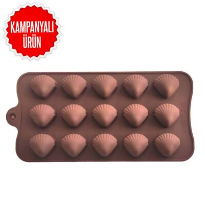 Çikolata Kalıbı - Silikon - Midye (MID-13) - 1