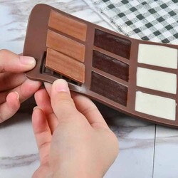 Çikolata Kalıbı - Silikon - Mini Tablet (MNT-12) - Thumbnail