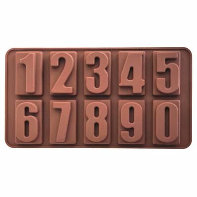 Çikolata Kalıbı - Silikon - Rakamlar (RKM-10)