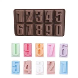 Çikolata Kalıbı - Silikon - Rakamlar (RKM-10) - Thumbnail