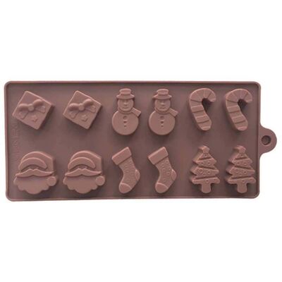 Çikolata Kalıbı - Silikon - Yılbaşı (YLB-22)