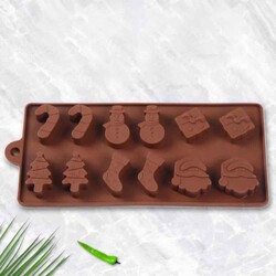 Çikolata Kalıbı - Silikon - Yılbaşı (YLB-22) - Thumbnail