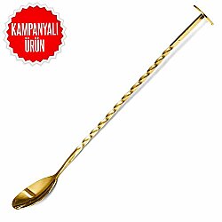 Cocktail Spoon - Gold (Ako-30) - EPINOX COFFEE TOOLS
