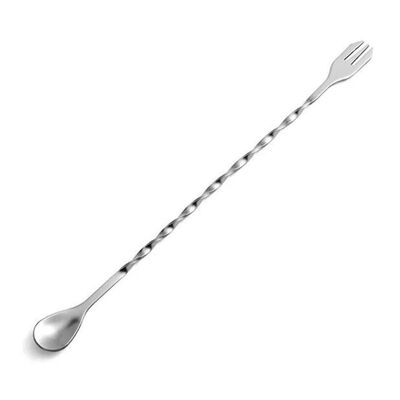 Cocktail Spoon With Fork (Kkc-30) - 1