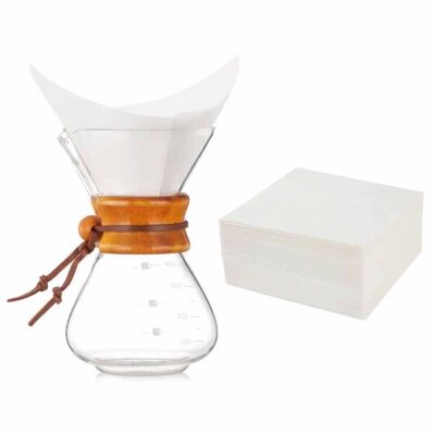 Coffee Filter-Glass Coffee Brewer White (CHX-15) - 2