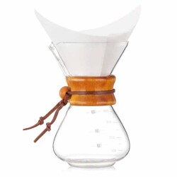 Coffee Filter-Glass Coffee Brewer White (CHX-15) - 3