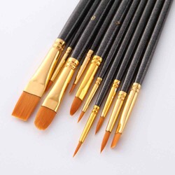 Decorating Brush Set 10 Pcs (Pfs-10) - Thumbnail