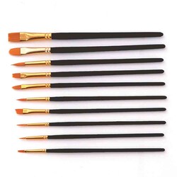 Decorating Brush Set 10 Pcs (Pfs-10) - 