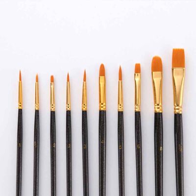 Decorating Brush Set 10 Pcs (Pfs-10) - 3