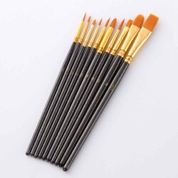 Decorating Brush Set 10 Pcs (Pfs-10) - 4