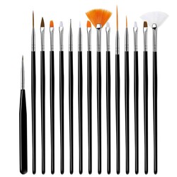 EPİNOX PASTRY MARKA - Decorating Brush Set 15 Pcs (Pfs-15)