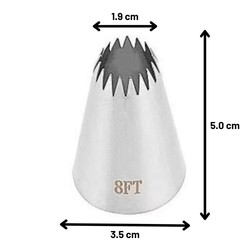 Duy Açık Yıldız 17 Diş 35x19x50 Mm (DY-8FT) - 2