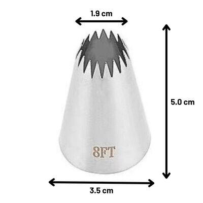 Duy Açık Yıldız 17 Diş 35x19x50 Mm (DY-8FT) - 2