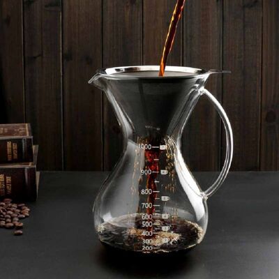 Glass Coffee Maker With Ss Filter (Ck-1000) - 3