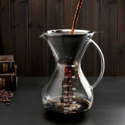 Glass Coffee Maker With Ss Filter (Ck-1000)