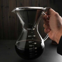 Glass Coffee Maker With Ss Filter (Ck-1000) - Thumbnail