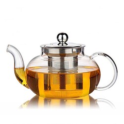 Glass Teapot 1000 Ml - Ss Strainer (Cd-1000M) - Thumbnail