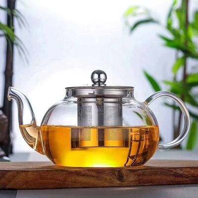 Glass Teapot 1000 Ml - Ss Strainer (Cd-1000M) - 4