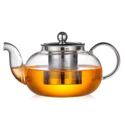 Glass Teapot 400 Ml - Ss Strainer (Cd-400M) - 