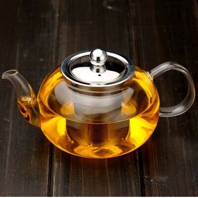 Glass Teapot 400 Ml - Ss Strainer (Cd-400M)